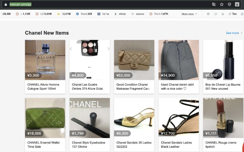 cac-mat-hang-tren-mercari